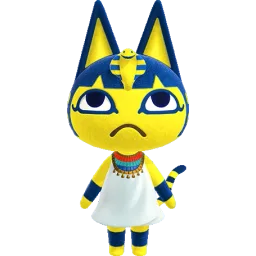 Ankha — Snooty cat in Animal Crossing: New Horizons