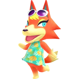 Audie — Peppy wolf in Animal Crossing: New Horizons