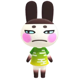 Genji — Jock rabbit in Animal Crossing: New Horizons