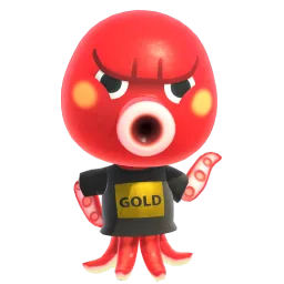 Octavian — Cranky octopus in Animal Crossing: New Horizons