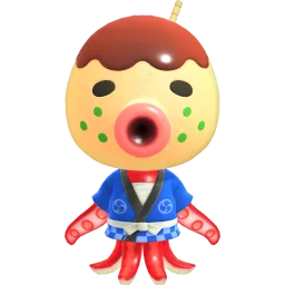 Zucker — Lazy octopus in Animal Crossing: New Horizons